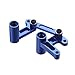 Aluminum Steering Bellcranks and Draglink Upgrade for 1/10 Traxxas 2WD Slash Rustler Bandit Replace 3743 Blue-Anodized