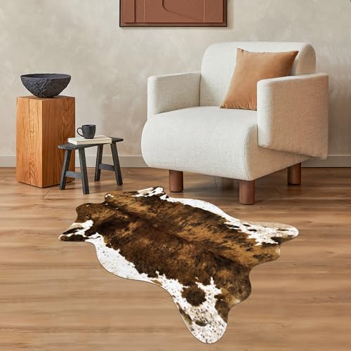 Tapete decorativo con diseño de vaca marrón 75x110 cm miniatura 4