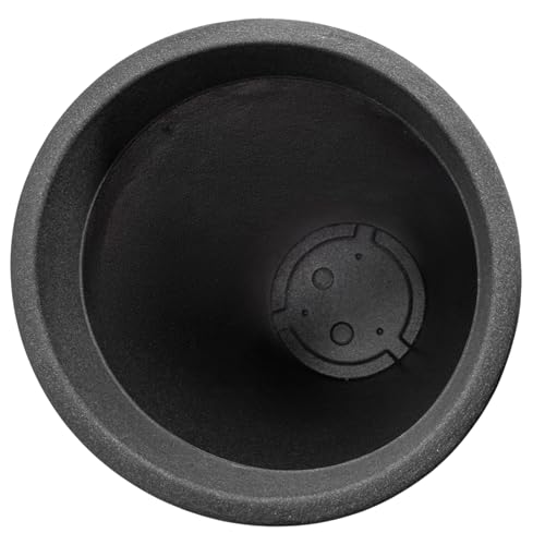 Pot de fleurs conique léger et stable Spetebo anthracite 70 cm