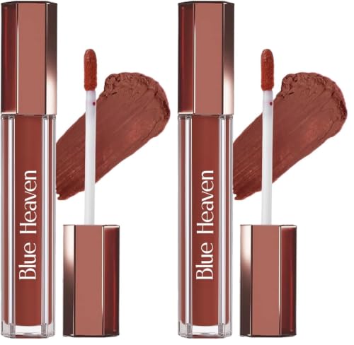 Image of Blue Heaven Roseate Lip Cream | Light Weight Mousse Texture | Hydrating & Plumping Liquid Lipstick for women | Enriched with Peptides, Hyaluronic Acid & Cocoa Butter | Bare Elegance | 3.5ml