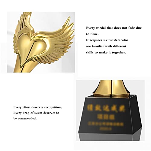 Voor Jaarlijkse Kampioenschappen Voor Bedrijfsvergaderingen Gravure Viering Award Souvenir Jaarlijkse Vergadering Uitstekende Gravure Trofee Voor Personeel (Color : Gold, Size : 28 * 8cm) - Image 6