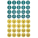 Happyyami Étiquettes Numérotées Pour Ruches 0-20 En Plastique Léger Couleurs Variées ...