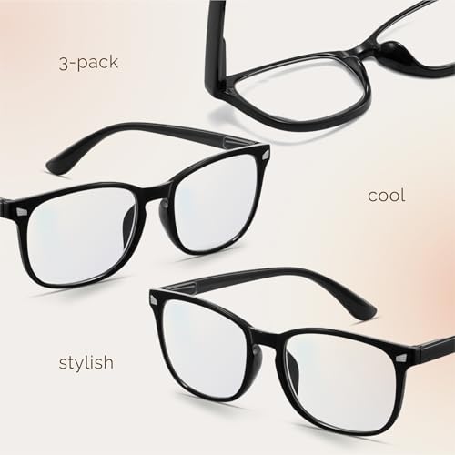 Image of CCVOO Reading Glasses for Women /Men, Eyeglasses, Blue Light Readers for Women /Men, Computer Eye Glasses, Cheaters