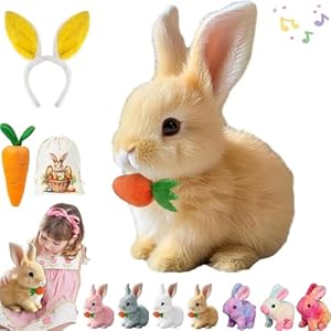 Gienslru Bunny Pal Interaktives Kaninchen Plüschtier