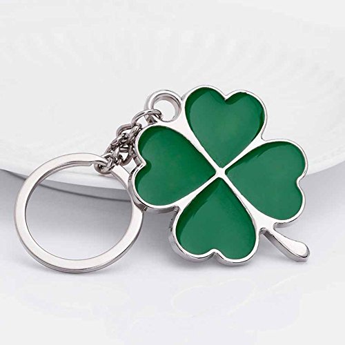 TREESTAR Portachiavi Quadrifoglio Ciondolo