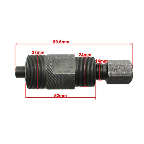 Image of 27mm & 24mm Magneto Flywheel Puller For GY6 50 125 150cc Scooter ATV Repair Tool For Kawasaki KX KV 60 65 80 100 125 250 500 KD80 1980-2011, YFM80 YZ125 YZ250 1981-2009, CR 80 125 250 500