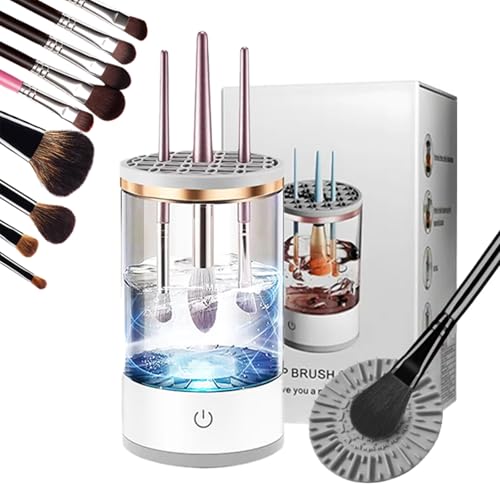 Makeup Brush Cleaner Machine, Upgraded Portable Electric Makeup B...