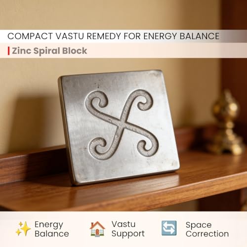 Image of Plus Value Zinc Spiral Block for North-East Ishanya Vastu Dosh Nivaran Remedies Products Items for Home & Office