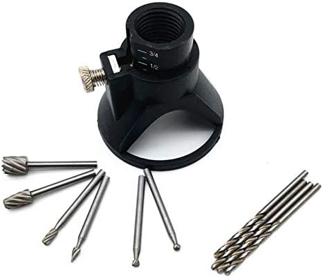 Herramienta de enrutador HSS de metal Guía de corte Kit de accesorios Taladro Tallado Localizador rotativo