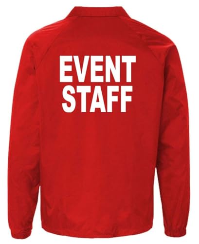 Service and First Responders Event Staff Coaches Jacket Men’s and Women’s Performance Outerwear Windbreaker