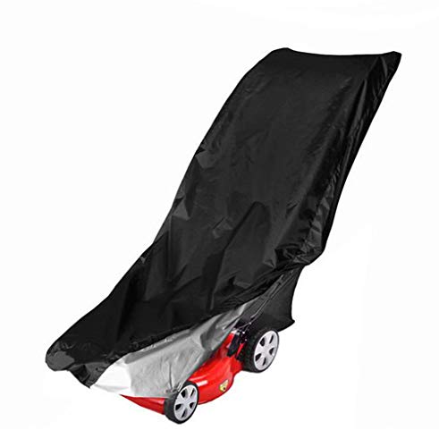 JFFCESTORE Lawn Mower Cover Tractor Cover Waterproof Premium Heavy Duty Water Sun Resistant Garden Tractor Lawn Mower Cover with Drawstring & Storage Bag