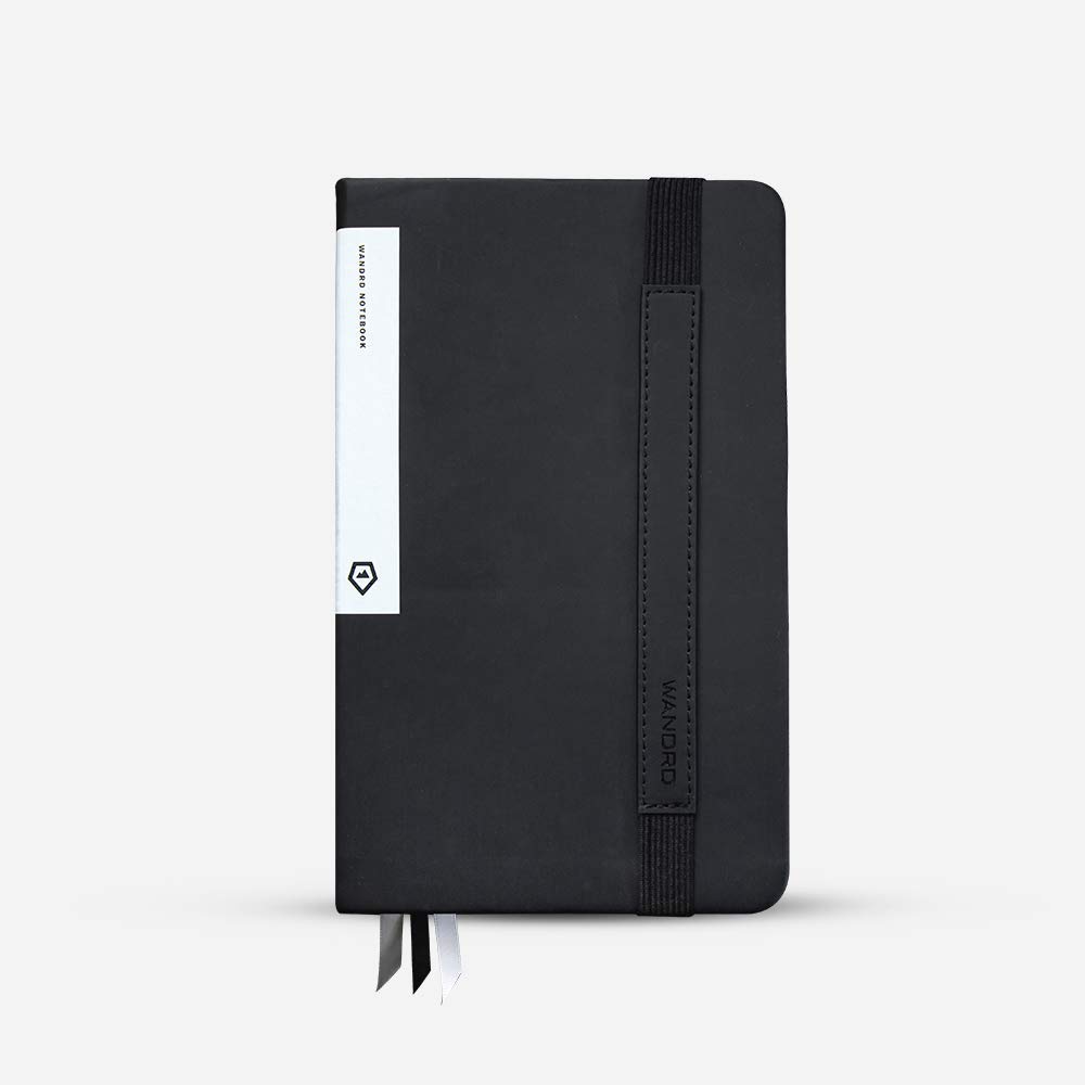 WANDRD Grid Dot Notebook with 196 Pages & Integrated Pen Slot - Soft Touch Cover, Smooth 100 GSM and Sustainably Sourced FSC Mix Paper, Dotted Pages for Creative Freedom