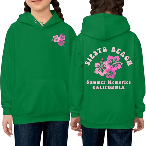 Cute Hoodies For Teen Girls Cute Fleece Long Sleeve Sweatshirts Y2K Hooded Fall Casual Hoodies Outfits 2-14 Years