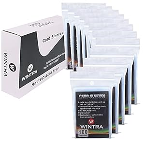 WINTRA Ultraklare Penny-Kartenhüllen, 1200 Stück