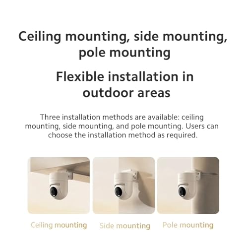 CW300 2.5K Full Color Night Vision 4 Million Pixels IP66 Human Tracking Sound And Light Warning Voice Call(EU Adapter) miniatura 3