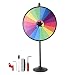 WinSpin 36" 18 Customizable Slots Largest Prize Wheel with Stand Fortune Spinning Game Carnival Tradeshow