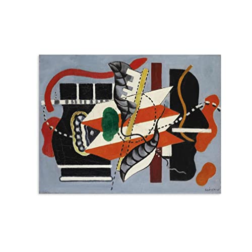 Reproduction sur Toile Fernand Léger d'art pour un salon raffiné