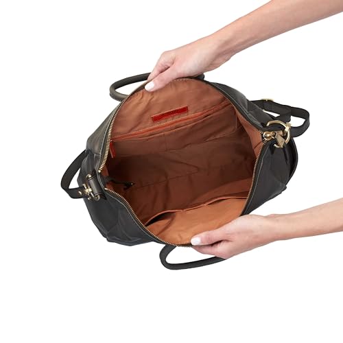 Image of HOBO Sheila Large Leather Satchel, Crossbody Bag for Women with Top Handle