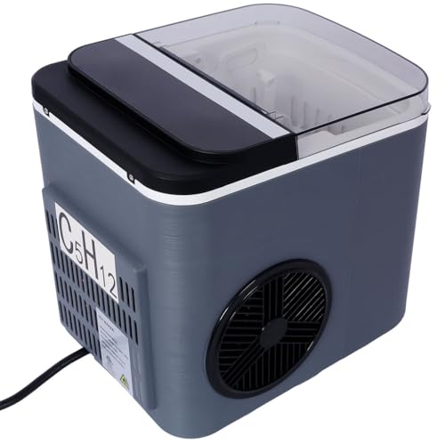 Ice Maker portátil con función de autolimpieza y 9 cubos miniatura 1