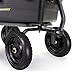 Gorilla Carts 2-Pack 13 Inch No-Flat Replacement Tires, 300 lb Capacity Each – Solid Polyurethane, 2.16” Hub, 5/8” Bore – Fits Lawn & Garden Utility Wagon, Hand Truck, Air Compressor, Pressure Washer