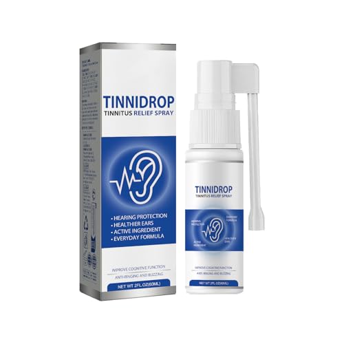 Spray De Alivio Del Tinnitus,Alivio De Tinnitus Para Oídos Zumbidos,Ayuda Con Ruidos Oído,Alivia las Molestias Del Oído,60ML