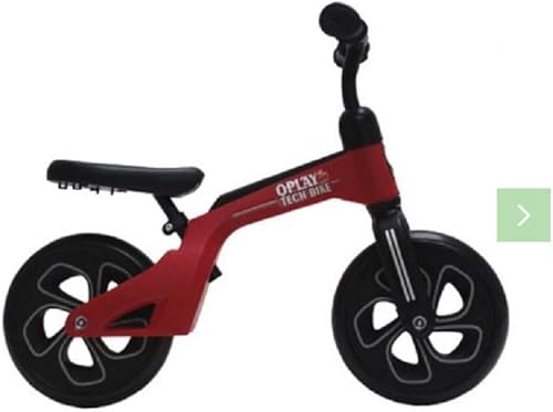 QPlay - Bicicleta de equilibrio para niños pequeños (rojo)  Equilibrio para niños a crecer la confianza en la habilidad de la vida  Ruedas de goma y