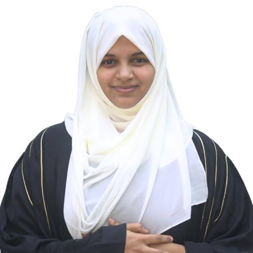 SAWB Women Lightweight Chiffon Hijab (2x0.75 Meter) Breathable Soft Muslim Wear Long Scarf Fashion Sun-proof Shawls Head