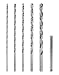 Produktbild QWORK® 5 Stück Spiralbohrer Set, 200mm HSS Bohrer, Durchmesser 4 mm/5 mm/6 mm/8 mm/10 mm