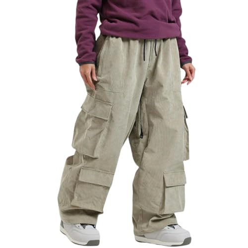 Pantalon de ski ample pour l'hiver JCVBN coupe-vent chaud