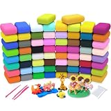 66 Pieza DIY Juguetes de Arcilla Colores para Niños,Juguetes Plastilina Interactiva Multicolor, Arcilla Ultraligera de...