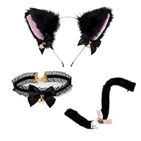 ②猫の日♡限定m(=✧ω✧=)m✧ ✧ ✧ 白猫♡白猫　猫ひな人形 Amazon.co.jp: ZUNNY HJERBOF 猫耳 白猫2点セット もふもふ耳