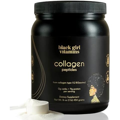 Black Girl Vitamins Collagen Peptides Powder Cover