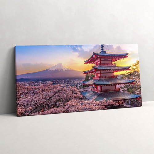 Image sur toile construction japonaise 120x60cm décoration salon épuré