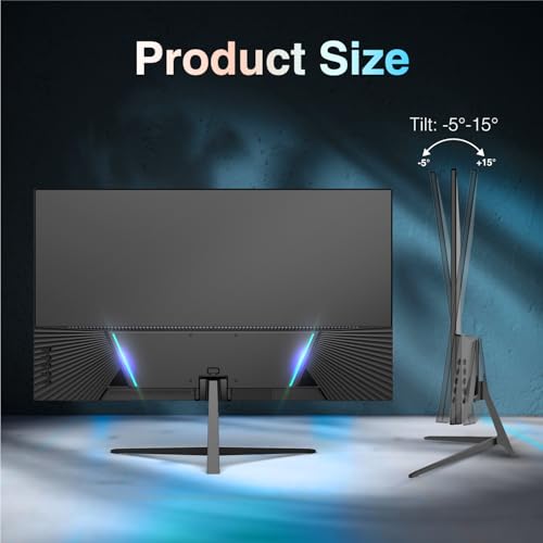 Image of ArcticPro 24 inch Monitor 120Hz, FHD 1080p, Computer Monitor, IPS, 99% sRGB, Adaptive Sync, 1ms Response Time, 3-Sided Frameless, Ultra Slim, VESA Mountable, Anti-Blue Light Design, HDMI & VGA Ports