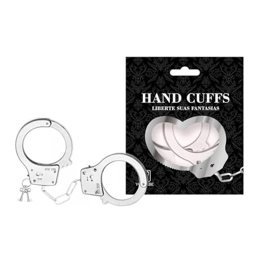 Algema Metal Fantasia Profissional Aço e Corrente Cromada