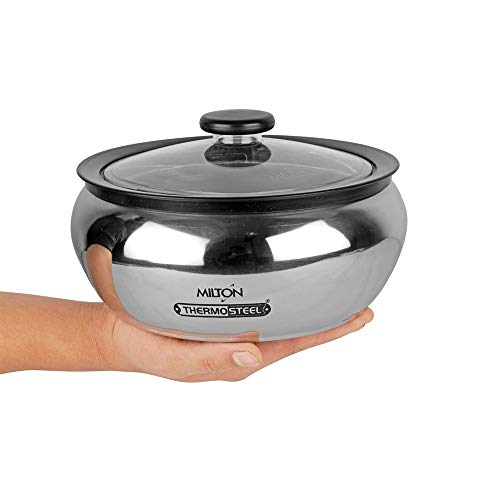 Milton Casserole With Stainless Steel Insert, 1.5 Liter, Silver #TOP1