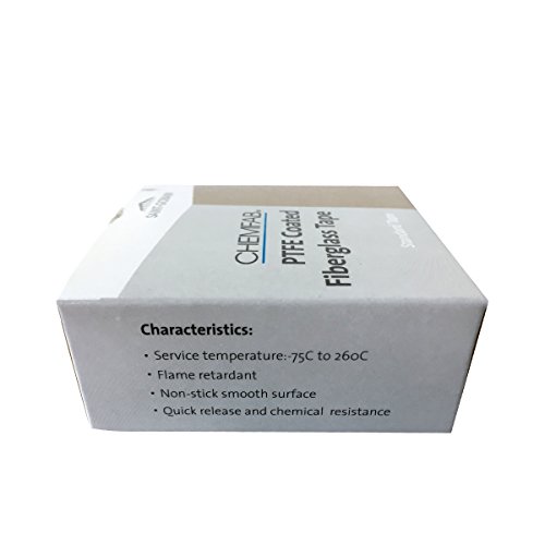 Image of PTFE Fabric Tape | PTFE Vacuum Machine Sealing Tape with Adhesive Made by Saint Gobain SG25 03 Pack of 2