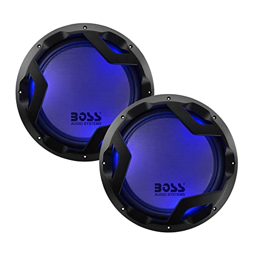 Amazon.co.jp: Boss Audio 12インチ DVC 1600W サブウーファー LED 