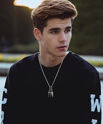 Buleens Necklace For Men Mens Boy Boys Women Girls Aot Anime Necklaces Shingeki No Kyojin Eren Jaeger Cosplay Chain Pendant Long Silver Plated Stainless Steel Cubic Zirconia Link Small Cool Chunky 2021 #TOP1