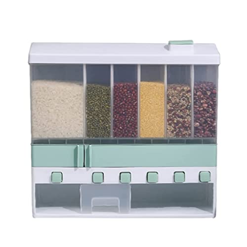 PIAOLING Dispensador de Alimentos, Dispensador de Cereales, Tazas dispensadoras Que se mueven libremente Máquina de Avena Almacenamiento de Cereales de Frutas secas