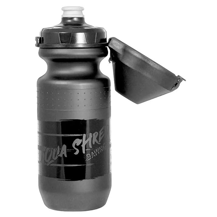 DAWN TO DUSK Aqua Shred Bottle Pop 'n Lock w/Mask, Black/Clear - 21