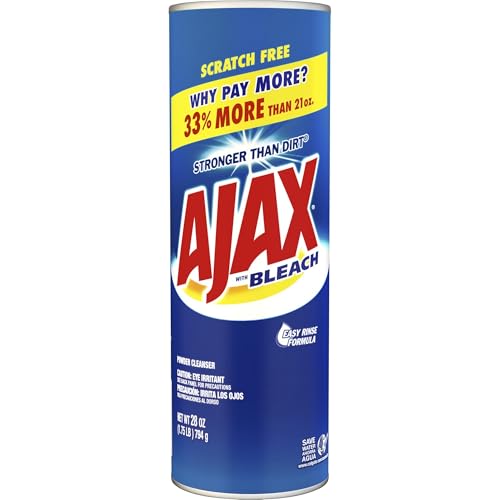 Dawn Vs Ajax: Best Dish Soap for Tough Grease Removal? 11 Dawn Vs Ajax Ajax Powder Cleanser with Bleach, 28 Ounce, Blue (05374)