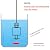 High / Low Water Level Sensor Detector Alarm 120 dB Red Strobe Siren, Adjustable Alarm Volume, Sump Bobber Water leak Sensor,16.4ft Probe Cord, Suitable for Water Tank/Aquarium, Swimming Pool/Basement