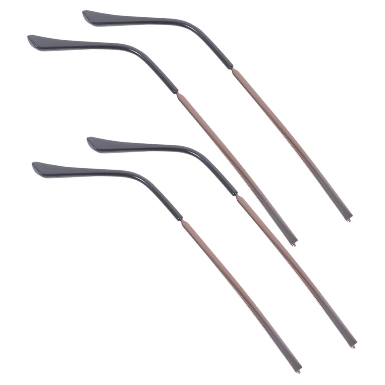 Uonlytech 8paires Jambes De Lunettes Métal Remplacement Pour Lunettes De Soleil Facile à Installer Et Anti-dérapant