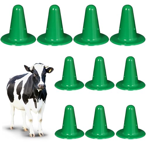 10Pcs Milking Inflation Plugs Liner Plastic Cow Milking Supplies Fits Cow Goat Milker Cow Milking Supplies,Color Green