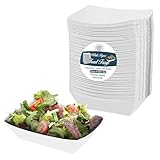 Under the Sun Products 2lb White Paper Food Trays -4.5