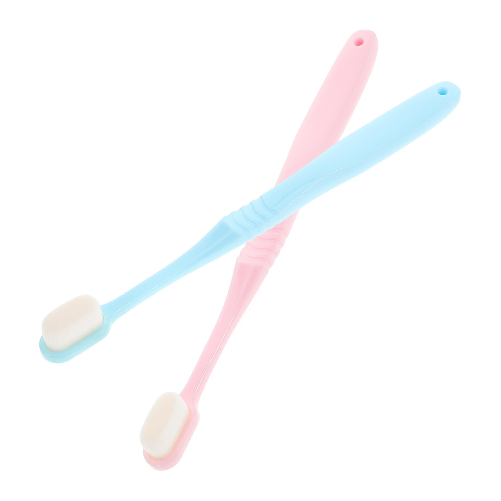 SHERCHPRY 3 Set Spazzolino Morbido Adulti Sensibile Setola Adulto Naturale Forma Spazzolino Denti Gomma Extra Morbido Extra Morbido Per Gengive Sensibili Pp 2 Pezzi * 3