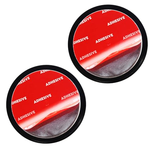 Dashboard Pad Mounting Disk for Suction Cup Garmin DriveSmart Mount GPS Navigator – 2-Pack of 65mm Replacement Holder Base with Sticky Strong Adhesion - DMD65