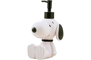 Collectibles Peanuts Snoopy Soap/Lotion/Hand Sanitizer Resin Pump Dispenser, 10.01 Ounces