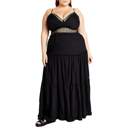 Image of City Chic Women's Plus Size Maxi Dress - Aura